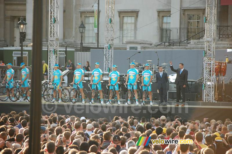 Het Astana wielerteam
