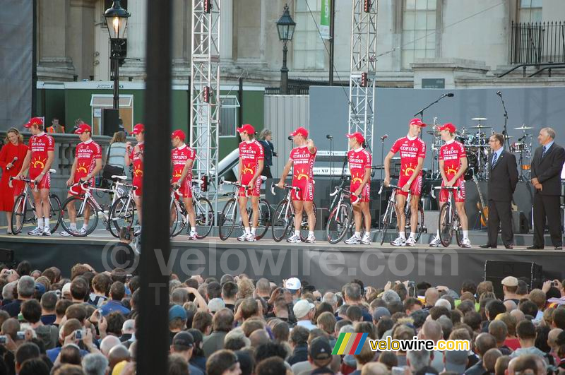 Het Cofidis wielerteam