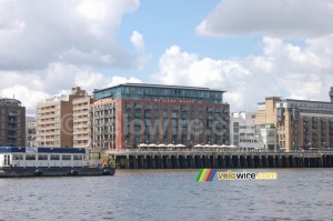 Butler's Wharf Ltd seen from the Tour de France shuttle boat (470x)