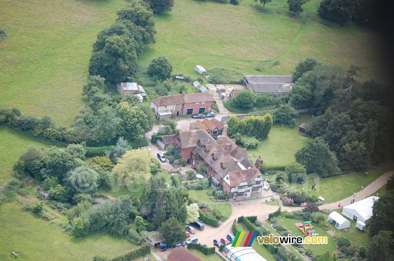 Uitzicht vanuit de helikopter in de buurt van Canterbury (3)