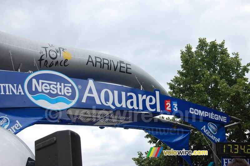 De finish in Compiègne