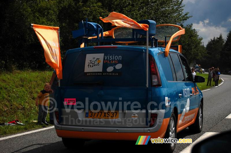 Vision Plus in de reclamecaravaan