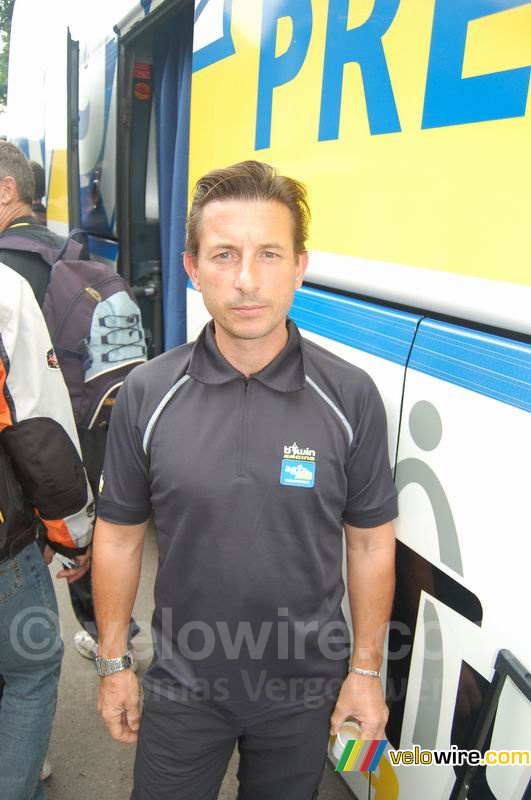 Sabino, één van de mechaniciens van AG2R