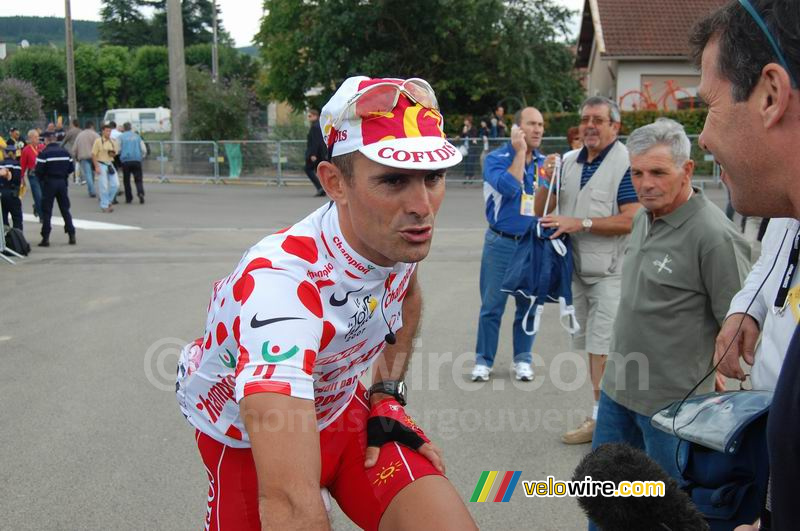 Stéphane Augé (Cofidis) in de bolletjestrui