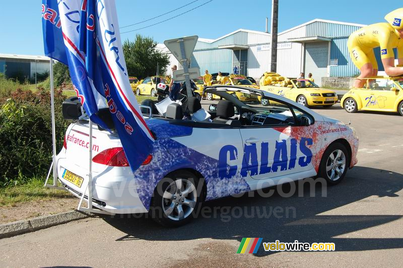 De SeaFrance reclamecaravaan: Calais