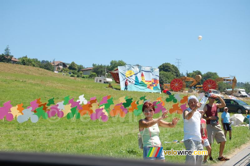 Kleurrijke decoratie in Copponex
