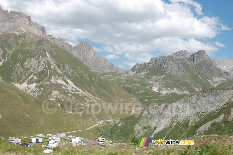 Bergen gezien vanaf de Col du Galibier