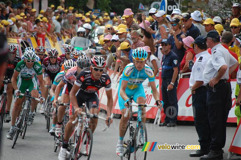 Oscar Pereiro Sio (Caisse d'Epargne) & Andrey Kasheckhkin (Astana)