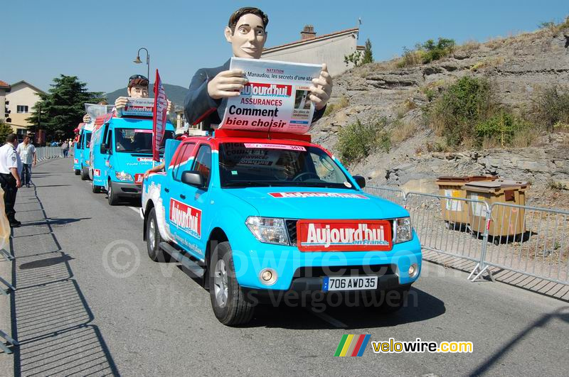 De Aujourd'hui en France reclamecaravaan (2)