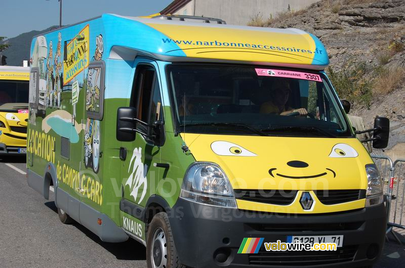 De reclamecaravaan van Narbonne Accessoires (3)