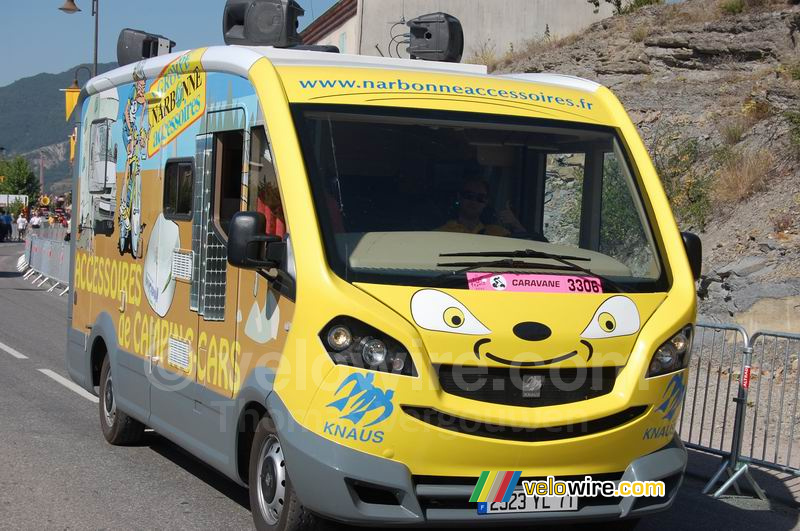 De reclamecaravaan van Narbonne Accessoires (4)