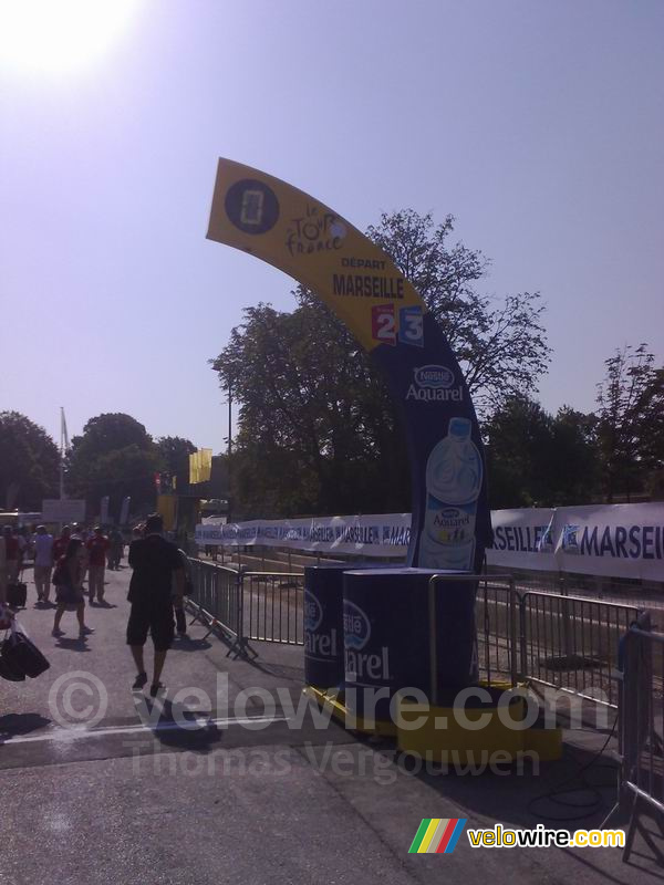 De start in Marseille