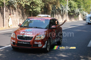 Une des nouvelles Fabia de la caravane publicitaire Škoda (693x)