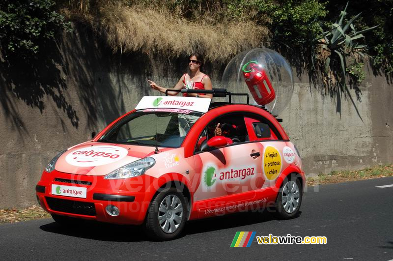 De Antargaz (Calypso) reclamecaravaan (1)