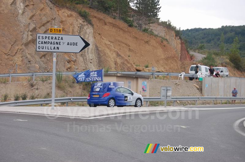 De Festina tijdweergave auto van achteren (2)