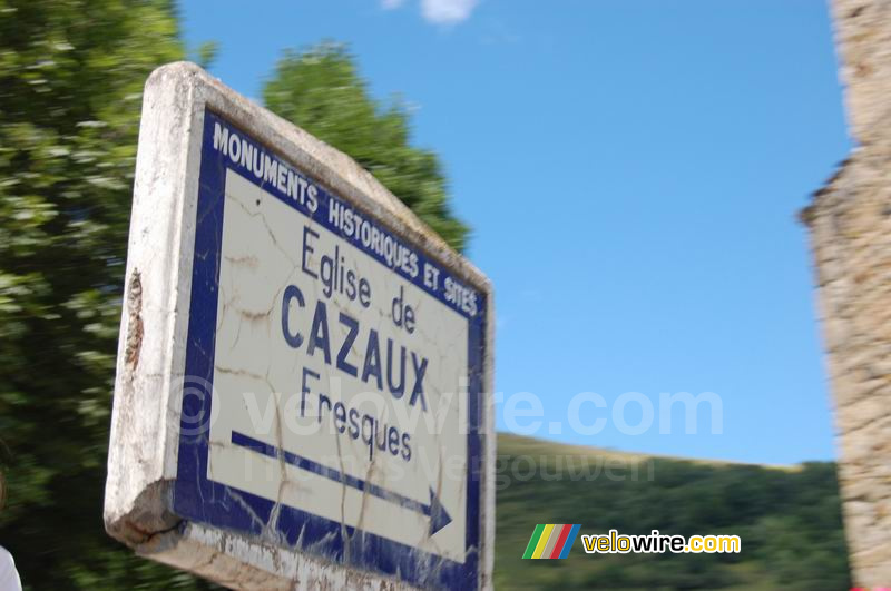 De kerk van Cazeaux-de-Larboust ... staat dus op die andere foto!