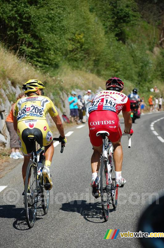 Christophe Rinero (Saunier Duval) & Stéphane Augé (Cofidis)