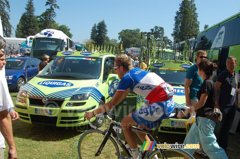 Christophe Moreau (AG2R) in Pau