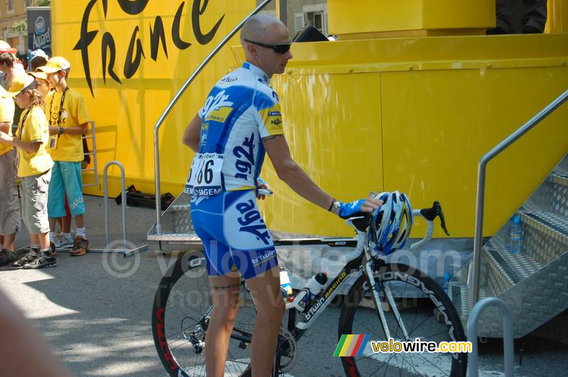 John Gadret (AG2R) in Cahors