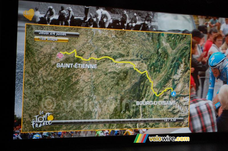 Bourg d'Oisans > Saint-Etienne - achtientiende etappe, donderdag 24 juli