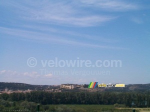 Fort St. André on the other side of the river seen from Avignon (403x)