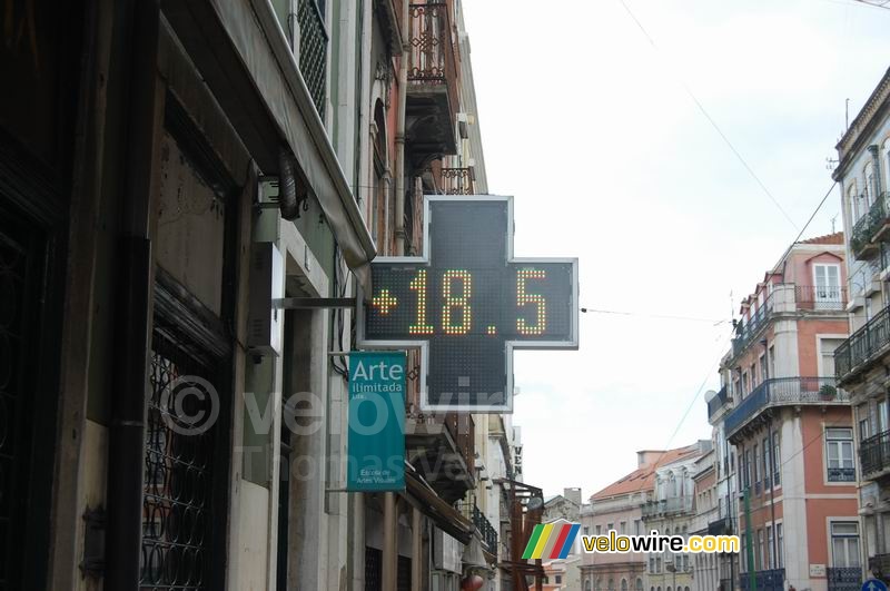 On a eu du beau temps : 18,5°C