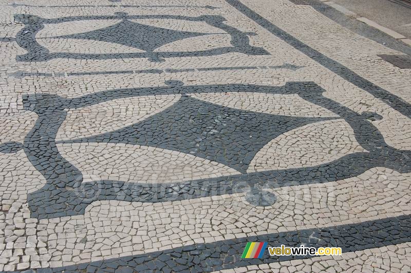 Typical Lisbon paving