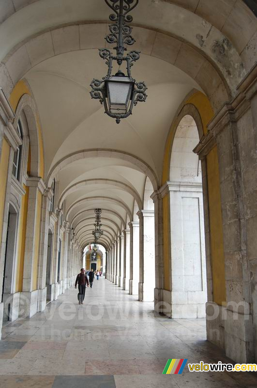 De gang voor het Ministerie van Financiën