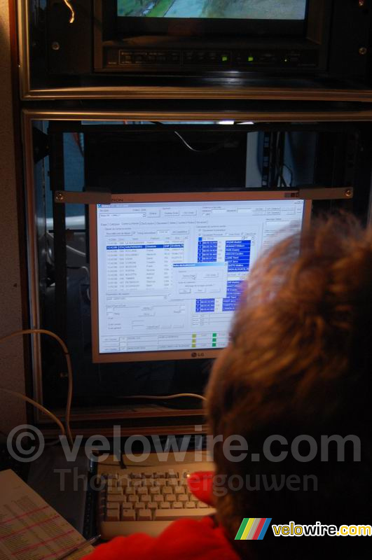 De software om tekst toe te voegen aan de beelden
