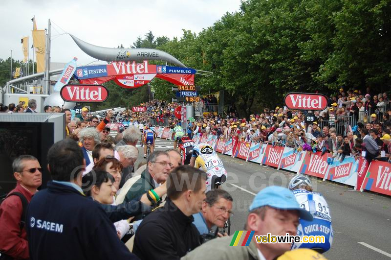 De finish in Plumelec