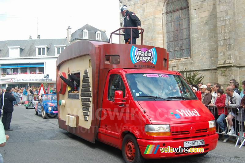 Vittel reclamecaravaan : Radio Vosges International