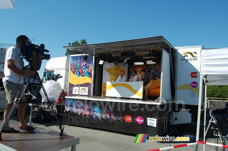 Sean Kelly op de RTBF in de uitzending à bicyclette (2)