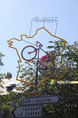 Decoration in Aigurande : France, a real bike country (831x)