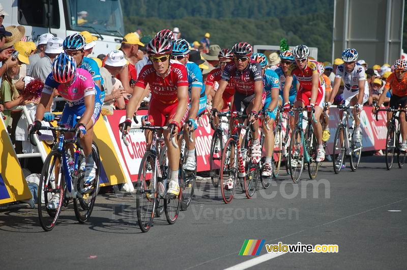 Sylvain Chavanel (Cofidis) ... kijk niet zo!