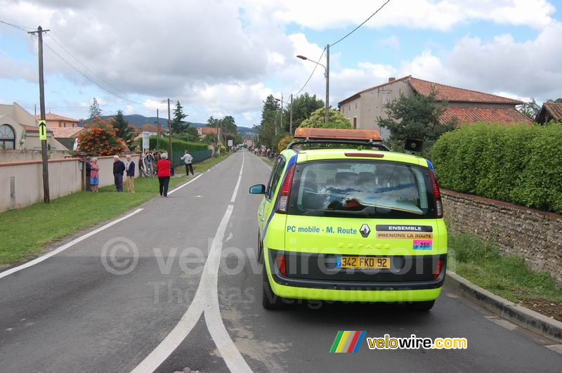 Assemblée de Départements de France: de auto van Monsieur Route (waar ik ook in zat)