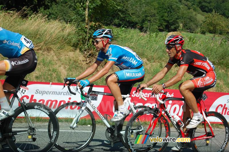 Brett Lancaster (Columbia) & Vicente Garcia Acosta (Caisse d'Epargne)