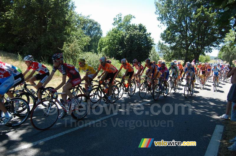 Christophe Brandt & Cadel Evans (Silence-Lotto) maar ook Alejandro Valverde (Caisse d'Epargne) & Oscar Freire (Rabobank)