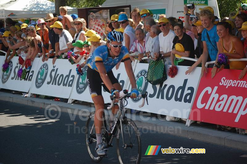 Aankomst Marcus Burghardt in Digne-les-Bains