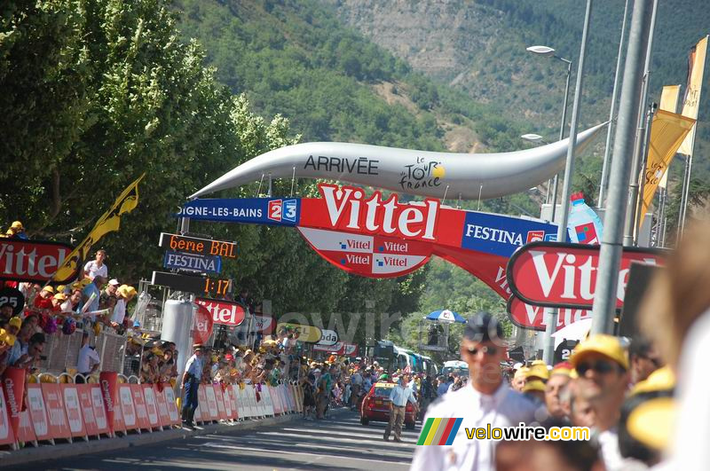 De finish in Digne-les-Bains