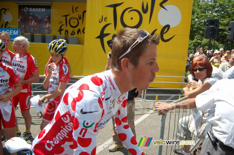 Bernhard Kohl (Gerolsteiner) in Roanne