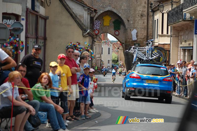Martin Elmiger (AG2R La Mondiale) in Ainay-le-Château
