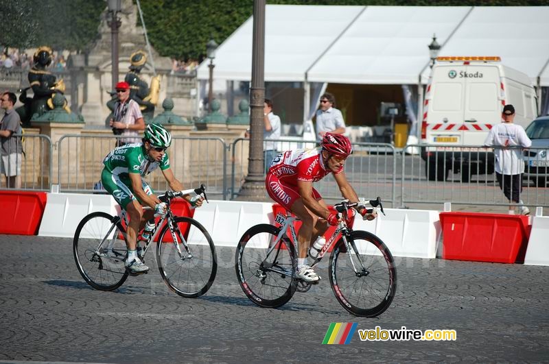 Stphane Aug (Cofidis) & Alexandre Botcharov (Crdit Agricole)