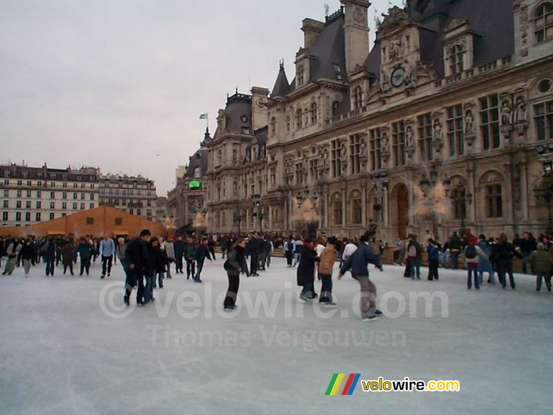 Schaatsen voor het Hôtel de Ville I
