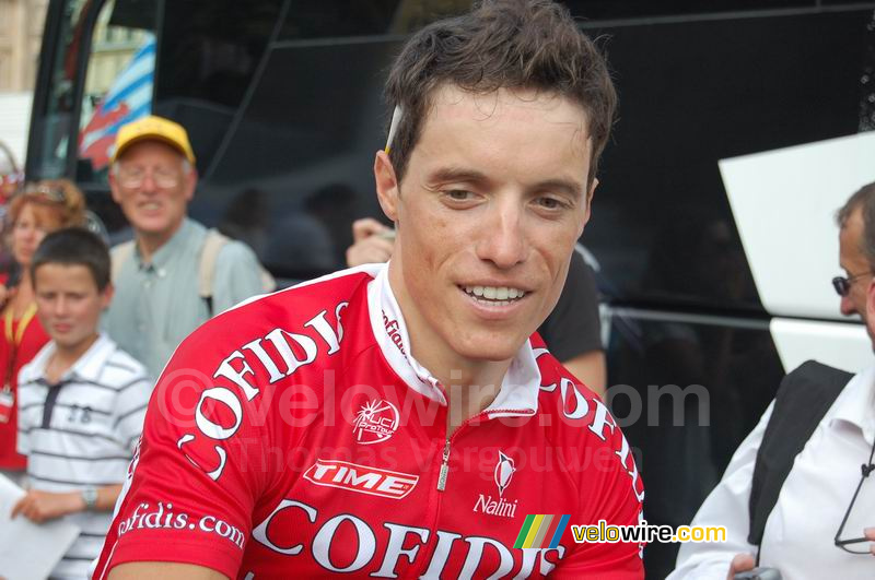 Sylvain Chavanel (Cofidis) - close up