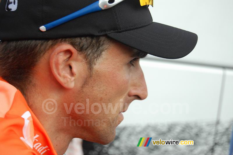 Juan José Oroz (Euskaltel Euskadi) - close up