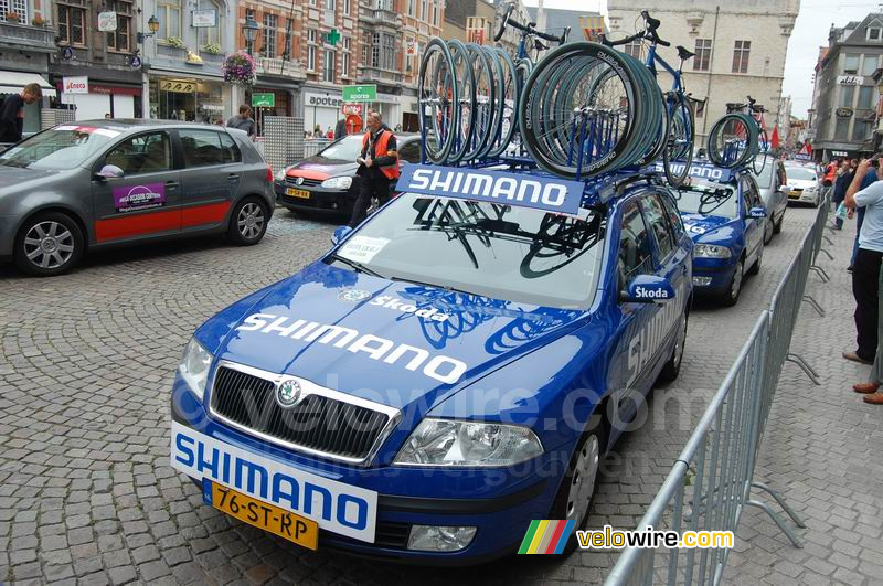 De Shimano neutrale materiaalwagen