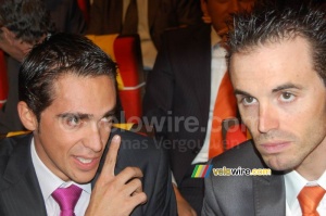 Alberto Contador (Astana) & Samuel Sanchez (Euskaltel Euskadi) (894x)