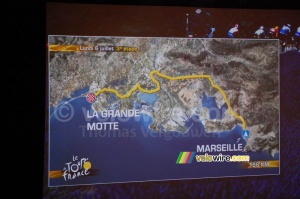 Track 3rd stage: Marseille > La Grande-Motte (Monday 6 July, 196 km) (1282x)