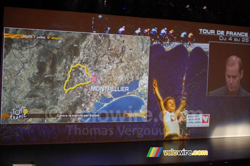De ploegentijdrit Montpellier > Montpellier is ook L'Etape du coeur