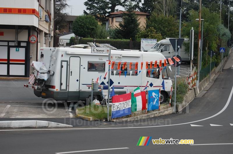 De Nederlandse fans uit Bergen op Zoom waren er al vroeg bij